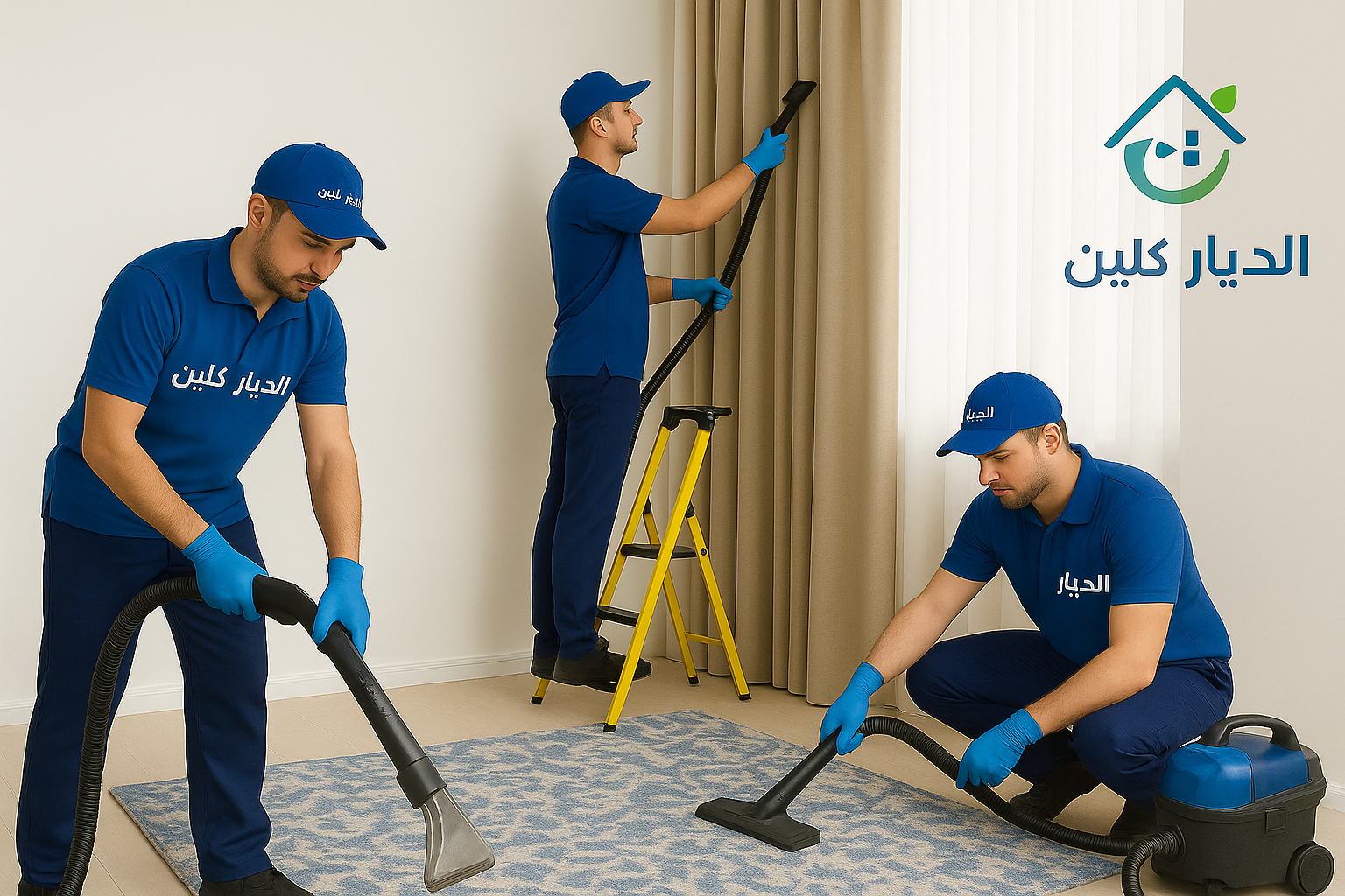 عمال تنظيف وتعطير السجاد والستائر بالمجمعة